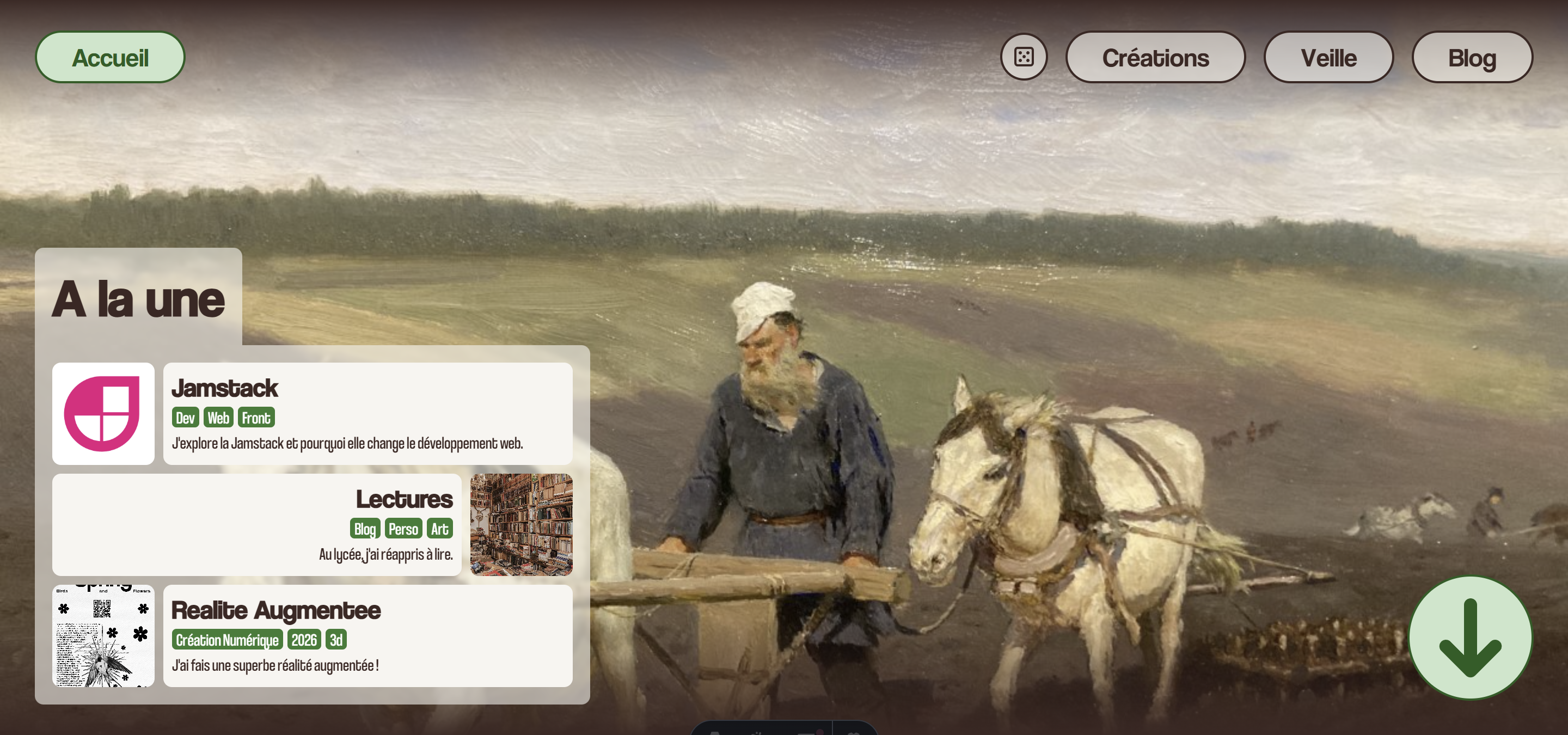 Capture d'écran de ce site